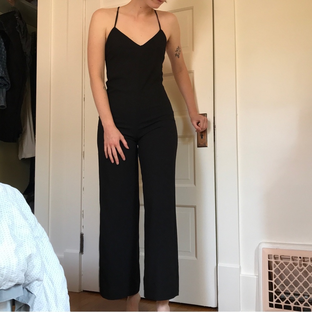 American Apparel black jumpsuit XS